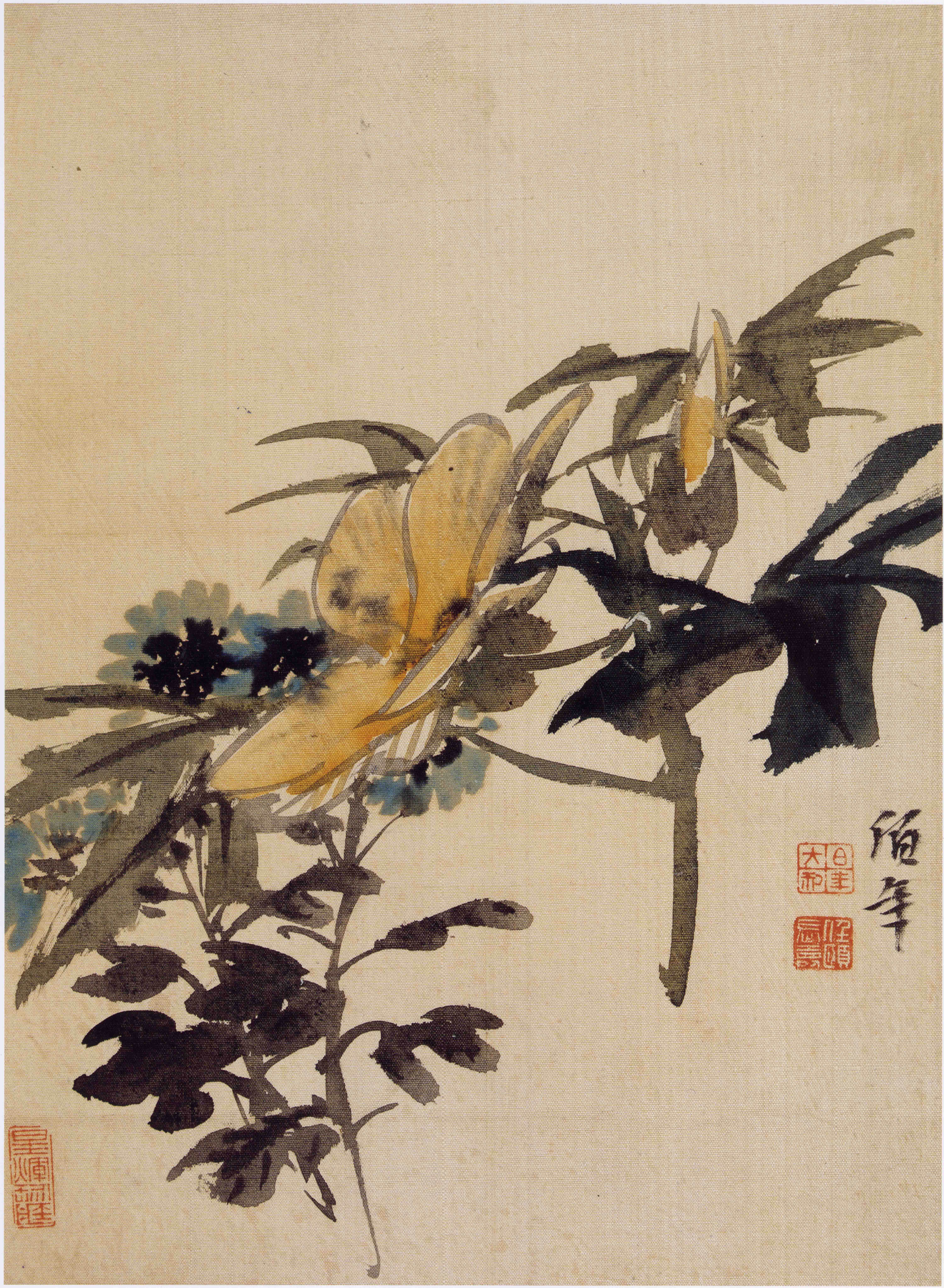 花鸟画-02-任伯年_清代_国画_历代国画艺术长廊