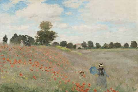 (Claude Monet Poppy Field)