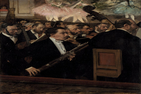 (Edgar Degas The Orchestra at the Opera)