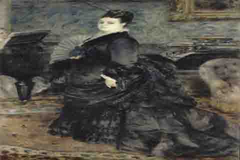 (Auguste Renoir Portrait of a Woman called of Mme Georges Hartmann)