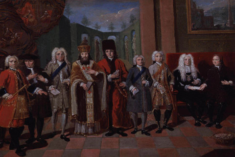(Group associated with the Moravian Church by Johann Valentin Haidt (2))