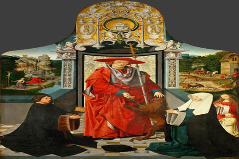 (Jacob Cornelisz. van Oostsanen -- Saint Jerome Altarpiece)