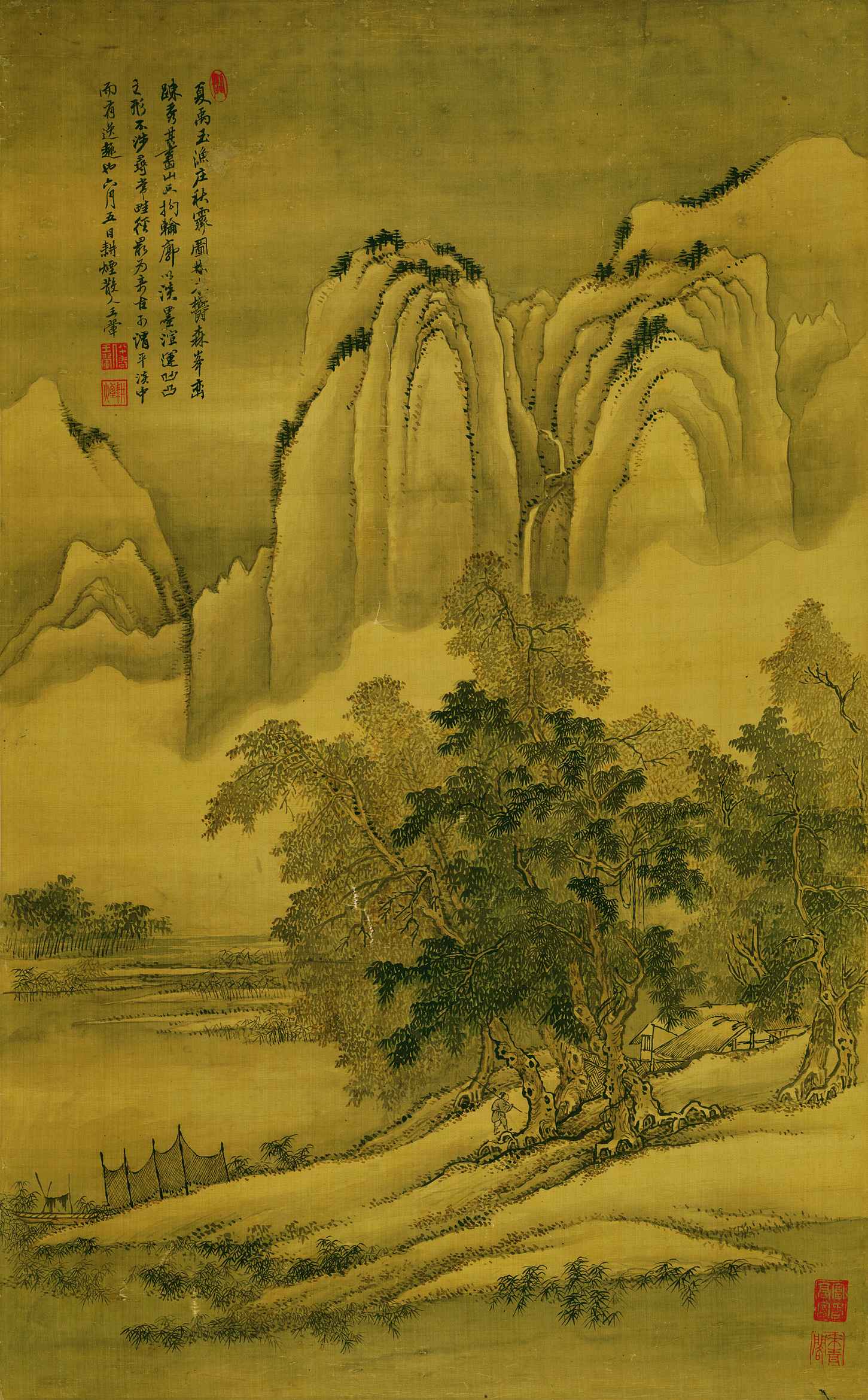 仿古四季山水图-03-王翚_清代_国画_历代国画艺术长廊