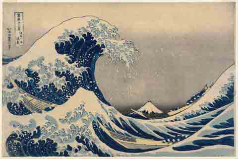 (Katsushika Hokusaipublished by Nishimuraya Yohachi Eijudō Under the Wave off Kanagawa)