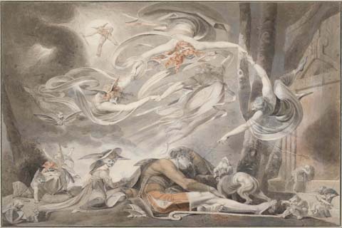 (Henry Fuseli (1741–1825)-The Shepherd's Dream, 1786)